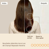 Nuggela & Sulé Champú Reparador Keratina 250 ml para cabello dañado y post-tratamiento (4)