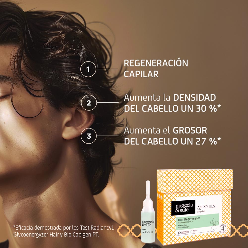 Nuggela & Sulé Ampollas Regenerador Capilar caja de 4 x 10 ml con dosificador (3)