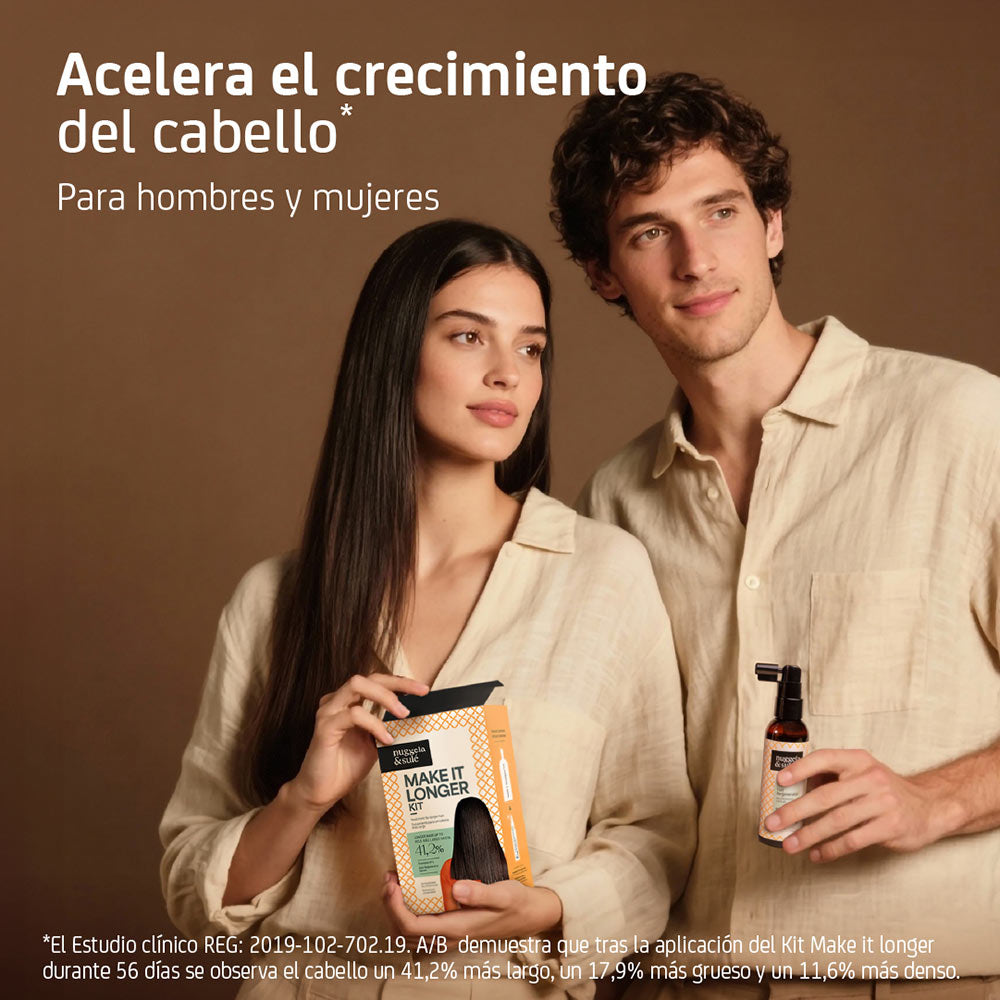 Nuggela & Sulé Make It Longer Kit con champú 250 ml y tratamiento de crecimiento 70 ml (2)