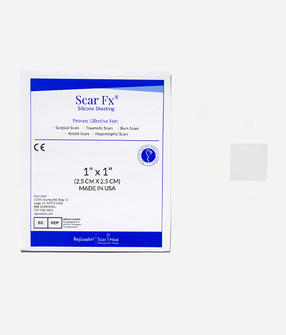 Parche de silicón para cicatrices Rejuvaskin Scar FX 2.5 x 2.5 cm