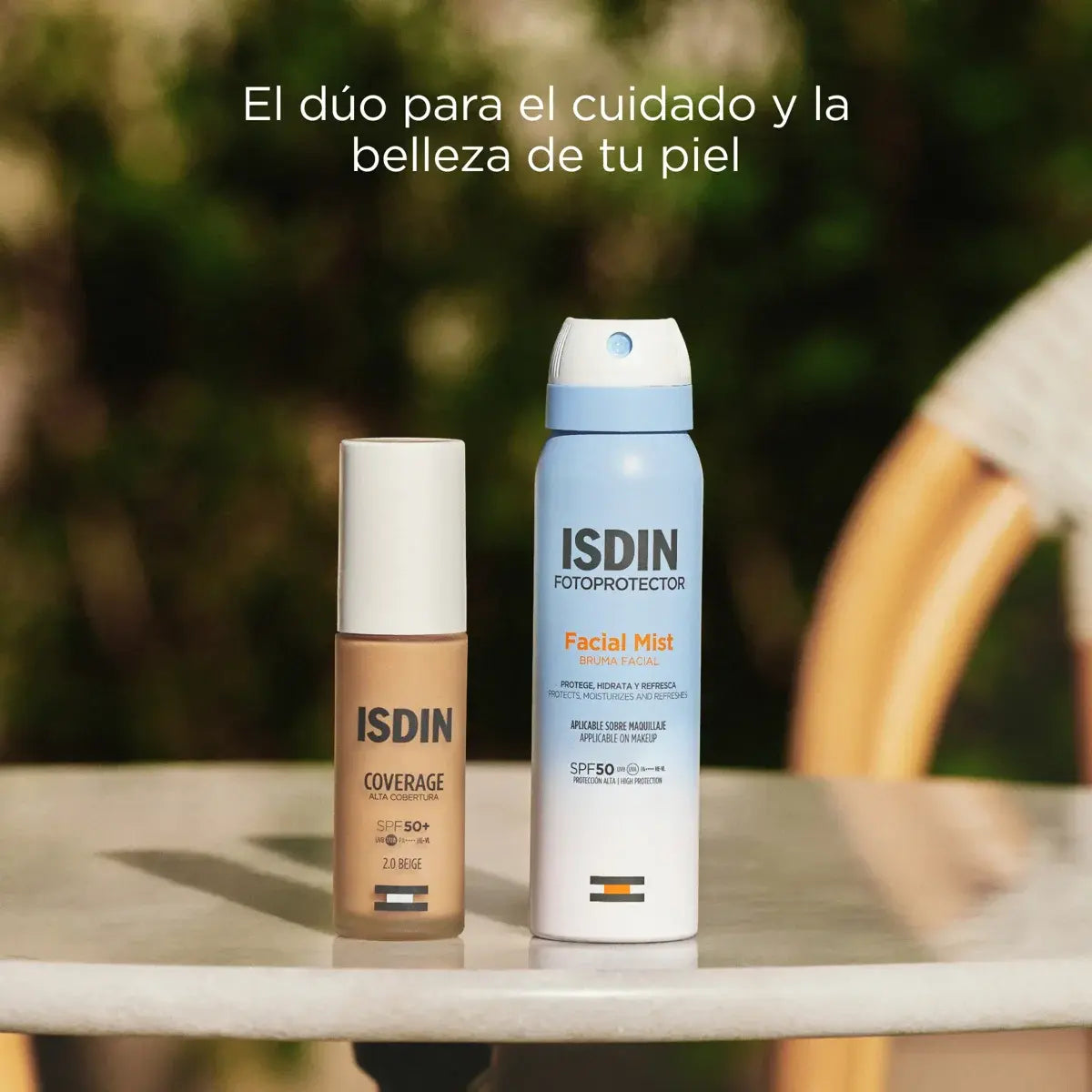 ISDIN Fotoprotector Facial Mist SPF50 100ml — Bruma Reaplicadora — DermaPharma