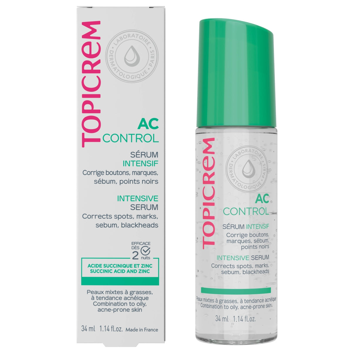 Topicrem AC Control Sérum Intensivo Anti-Imperfecciones 34ml — DermaPharma