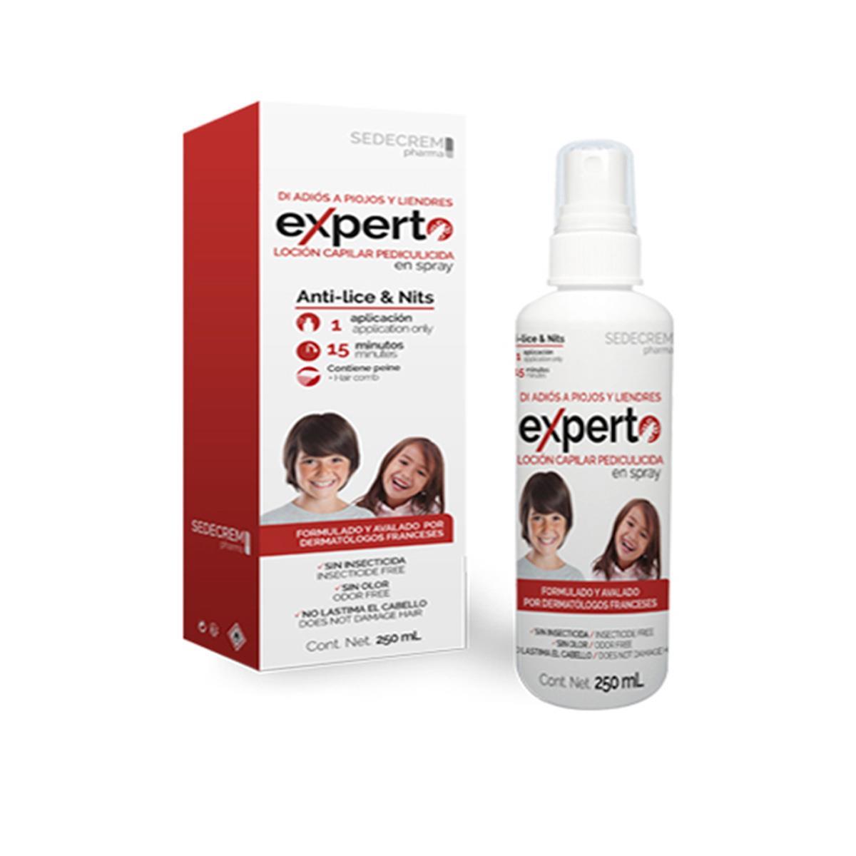 Sedecrem Antipiojos Experto Loción en Spray 250 ml — Tratamiento Familiar — DermaPharma