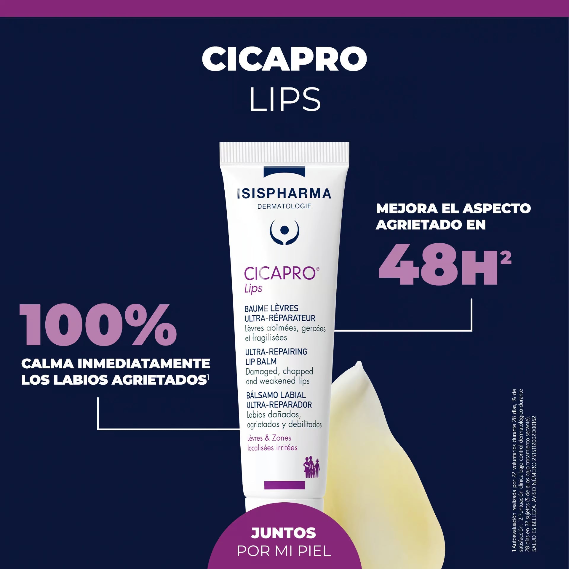 Isispharma Cicapro Lips — Bálsamo Labial Reparador — DermaPharma