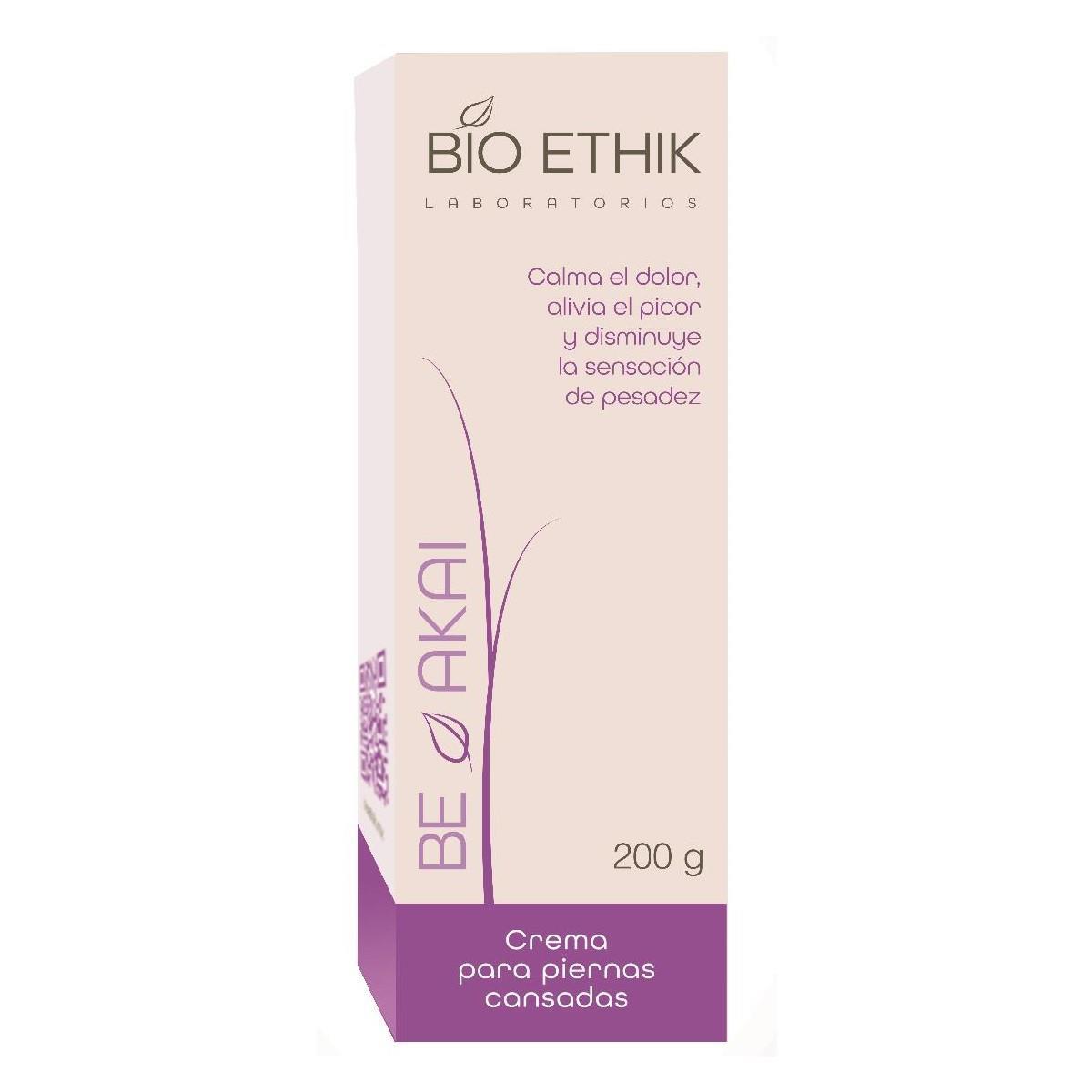 Bioethik BE Akai Piernas Cansadas 200 g — Crema Refrescante Descongestiva — DermaPharma