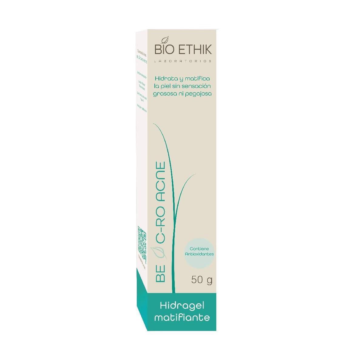 Bioethik BE C-RO Acné Hidragel Matificante 50 g — Hidratación sin Brillo — DermaPharma
