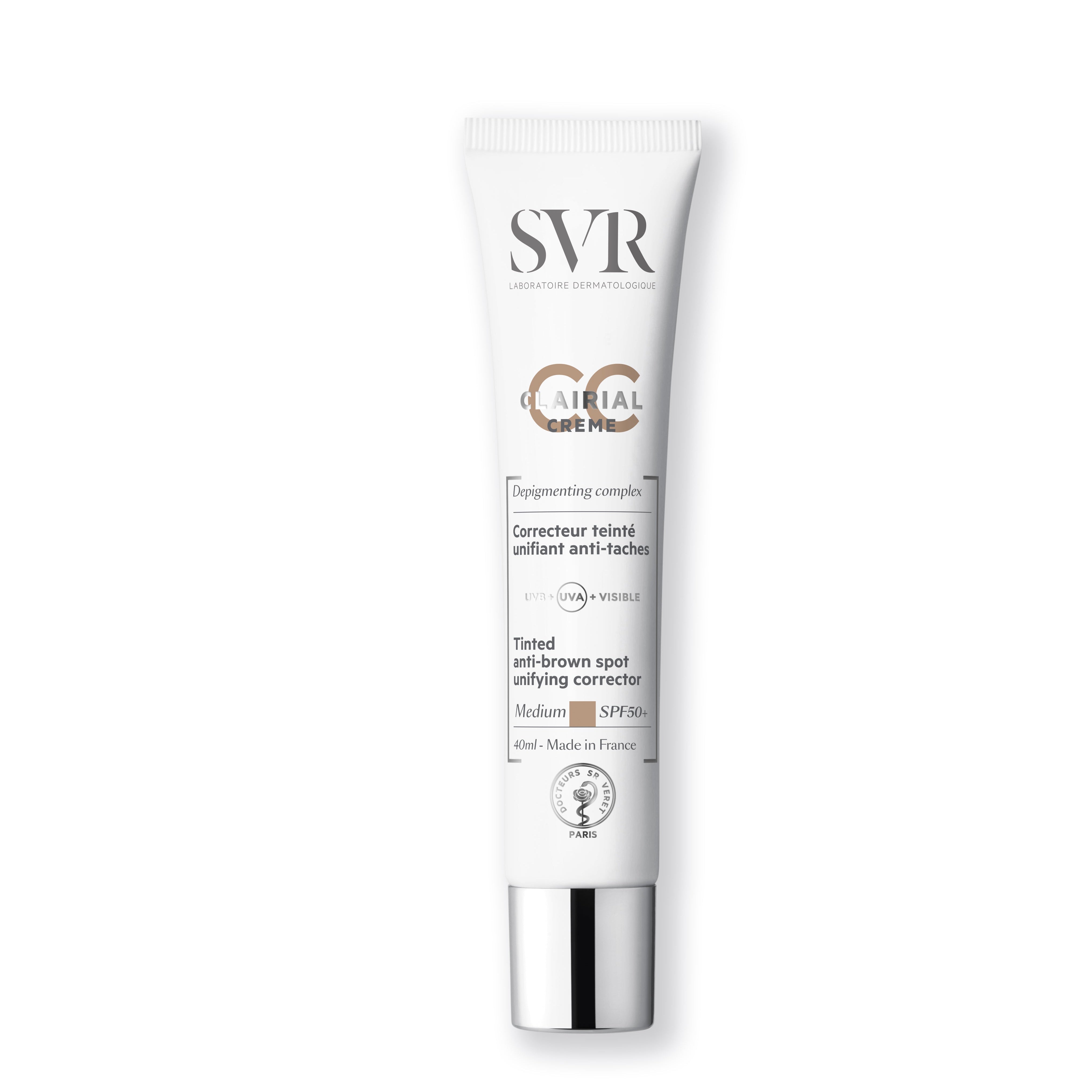 SVR Clairial CC Crema Correctora SPF50+ Tono Medio 40ml