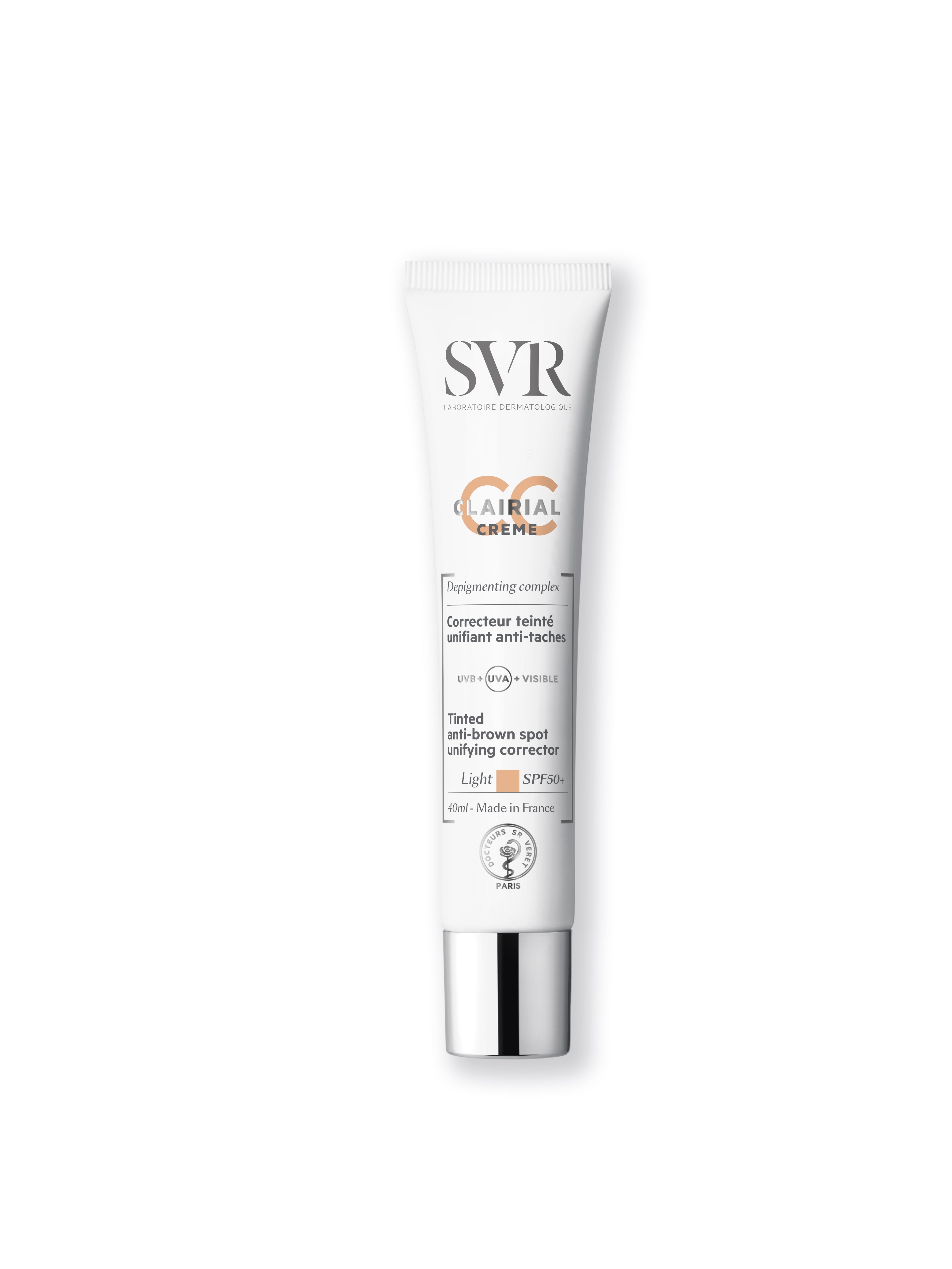 SVR Clairial CC Crema SPF50+ Tono Light 40ml