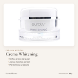 Crema despigmentante Whitening Euroliv Medical, frasco de 50 g