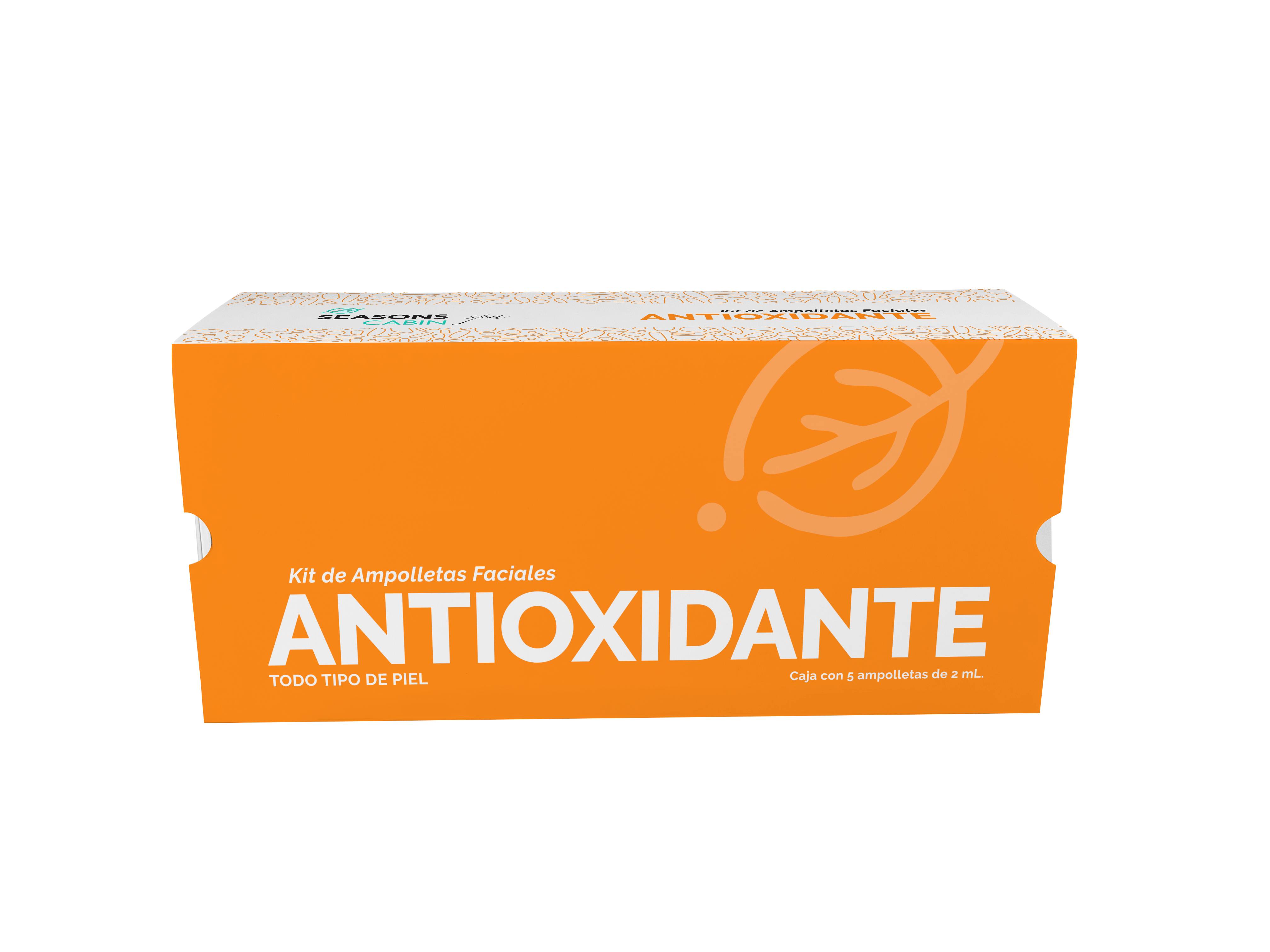 Season Love Your Skin Cabin Spa Ampolleta antioxidante 5 pzas (2ml c/u) - SEASONS Love Your Skin