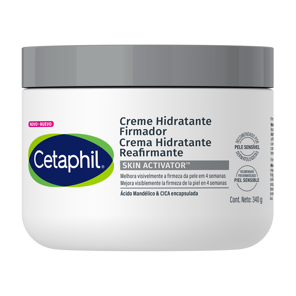 Cetaphil Skin Activator Crema Hidratante Reafirmante 340 g — Firmeza y Elasticidad — DermaPharma