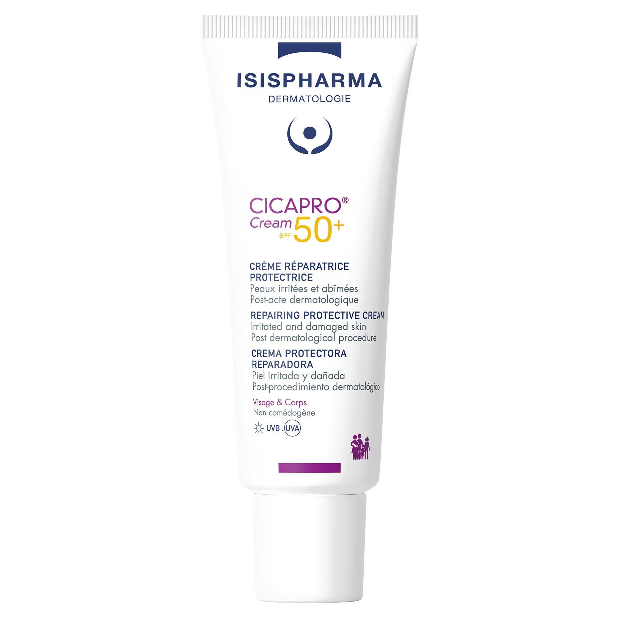 Isispharma Cicapro Crema FPS50+ — Reparador con Protección Solar — DermaPharma