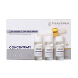 DermEden Concentrado Despigmentante TXA 5% 3 x 10 ml, sérum antimanchas con ácido tranexámico