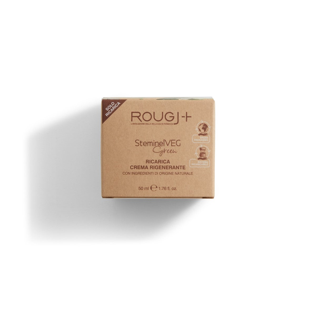 Rougj SteminelVeg Green crema regenerante antiedad, tarro de vidrio de 50 ml (2)