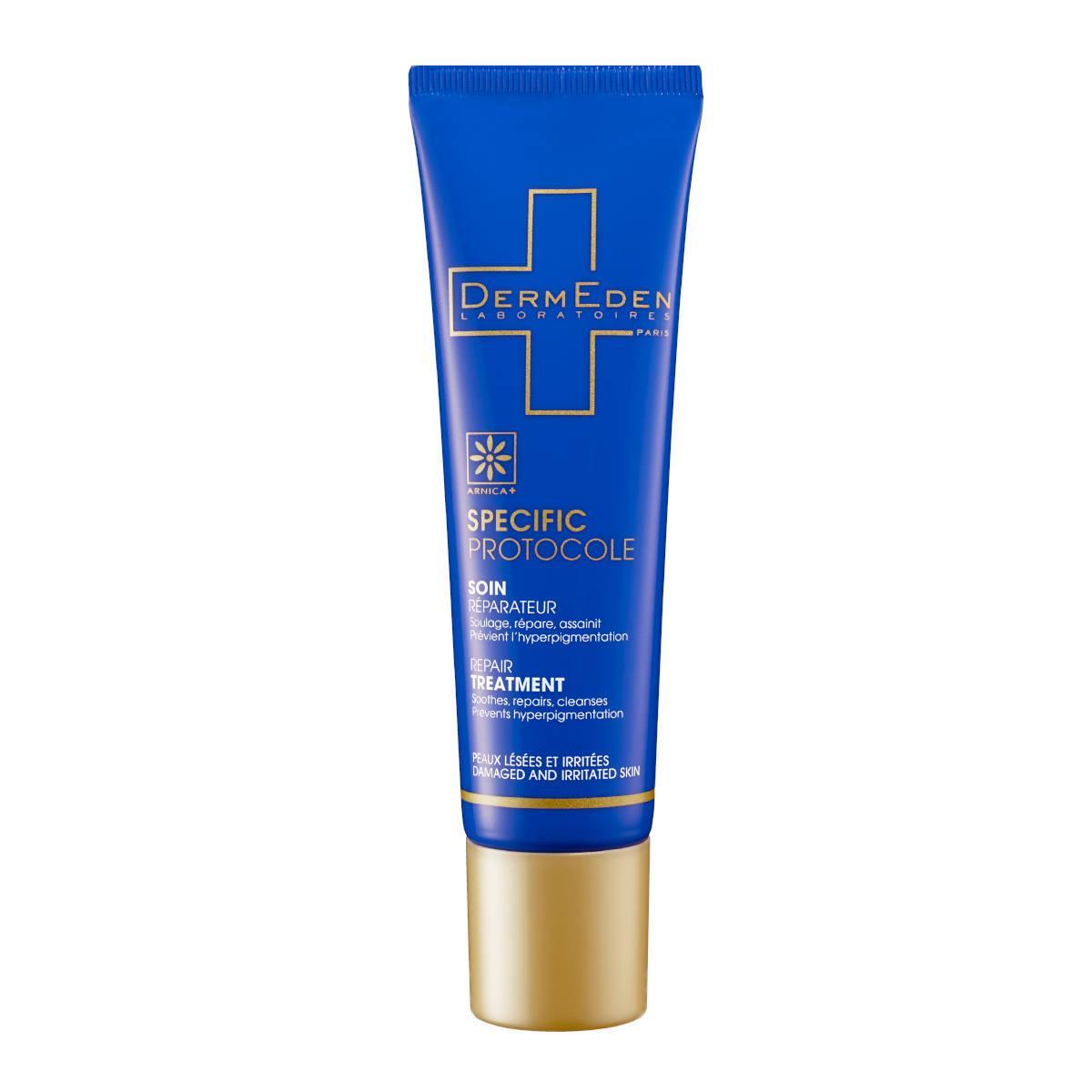 DermEden Cicaderm Tratamiento Reparador de la Piel 30 ml, crema para piel irritada y post-procedimiento