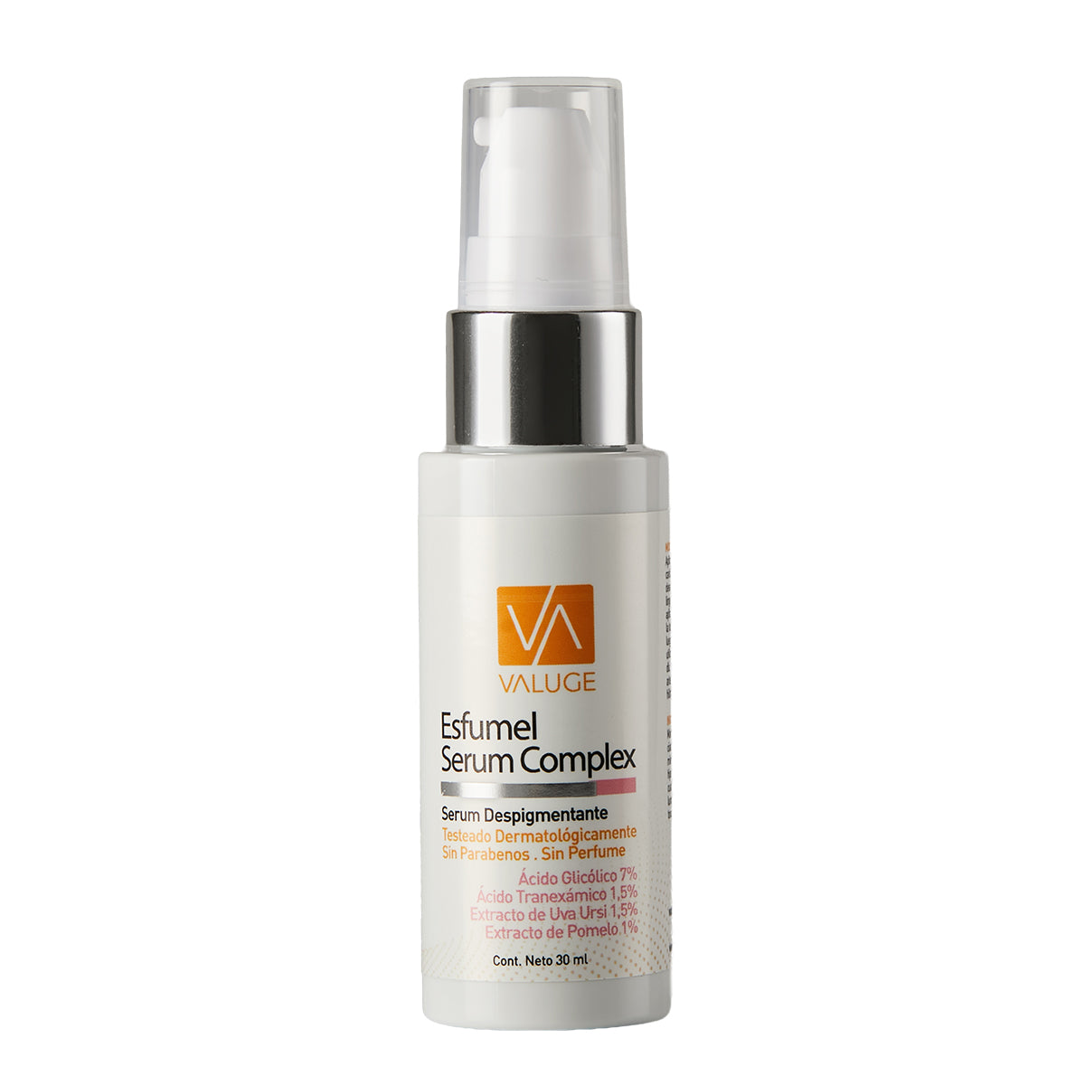 Valuge Esfumel Serum Complex sérum despigmentante con ácido tranexámico 30 ml (2)