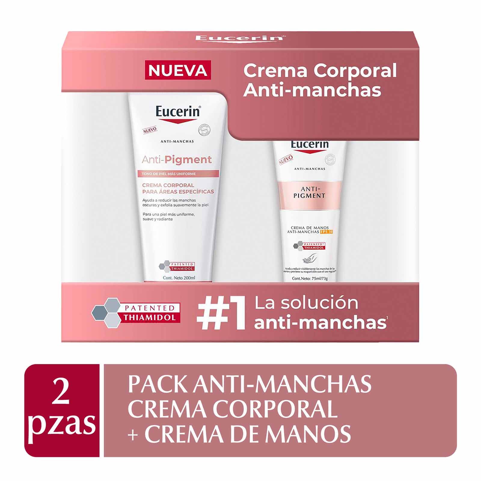 Eucerin Pack Anti-Pigment Crema Corporal 200ml + Crema de Manos 75ml