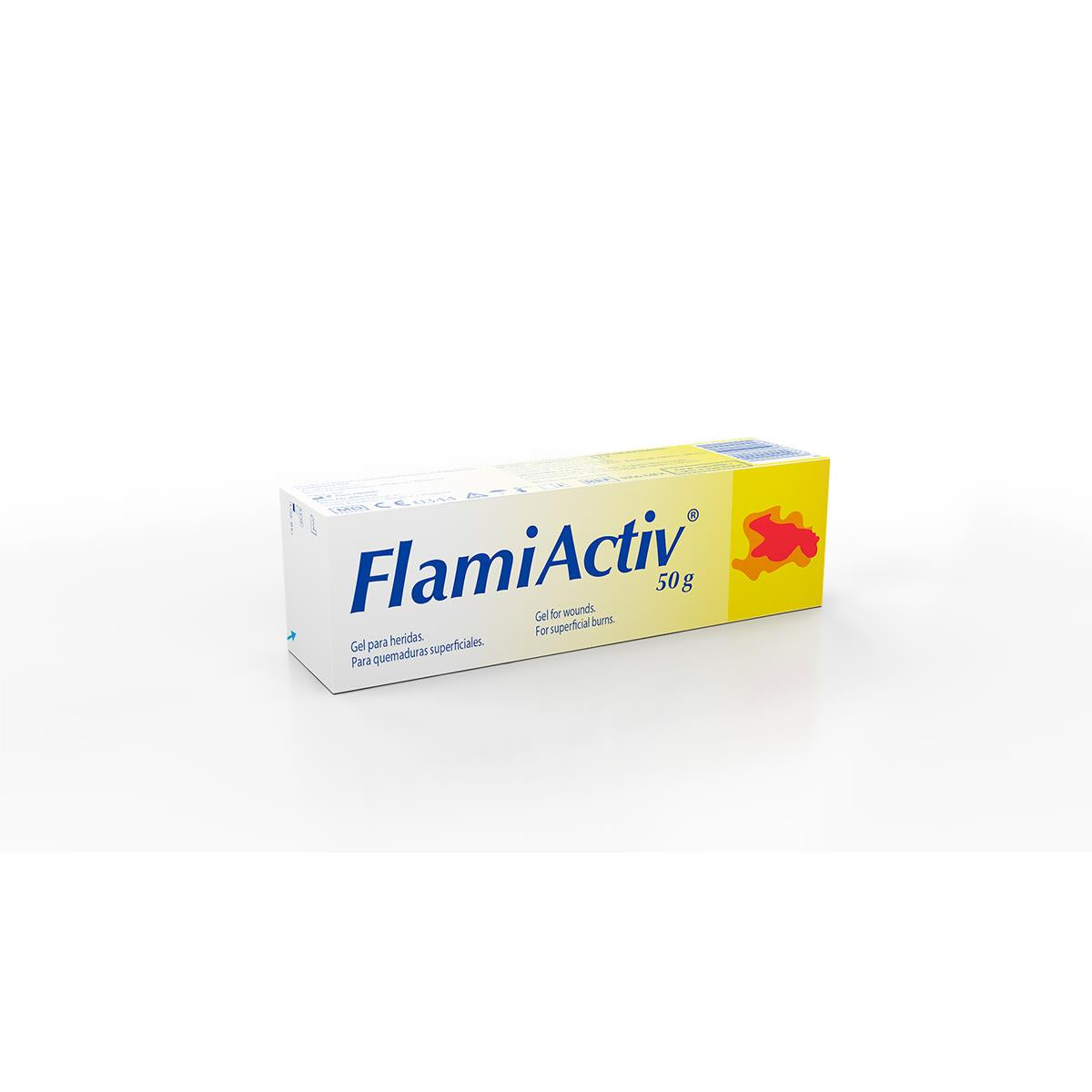 Flamiactiv Gel 50 g — Gel Hidroactivo para Heridas Superficiales y Radiodermatitis — DermaPharma