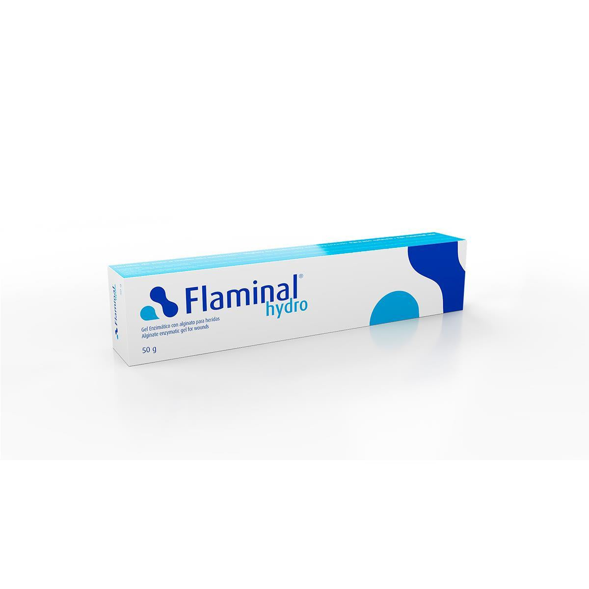 Flaminal Hydro Gel 50 g — Alginogel Enzimático para Heridas con Exudado Ligero — DermaPharma