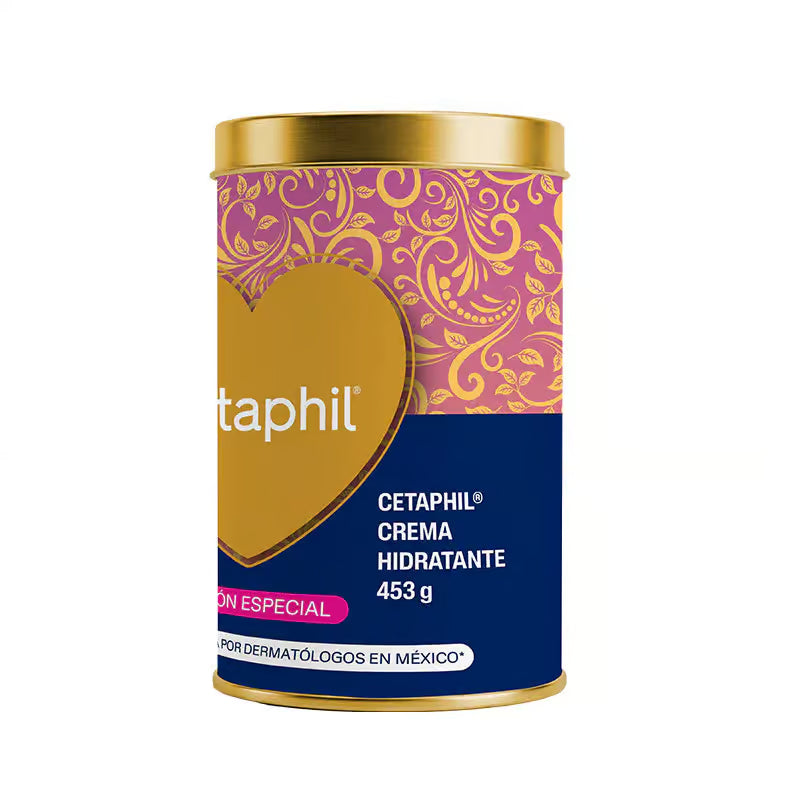Cetaphil Crema Humectante 453 g Lata Edición Especial Tornasol — Piel Seca y Sensible — DermaPharma