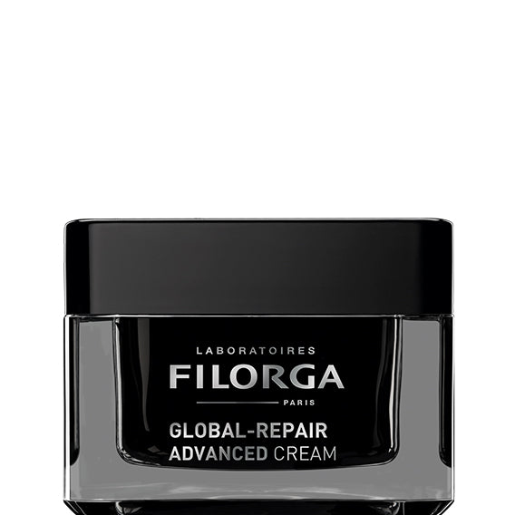 Filorga Global-Repair Advanced Crema 50 ml — crema nutri-rejuvenecedora multi-revitalizante antiedad supremo, tarro negro 50 ml