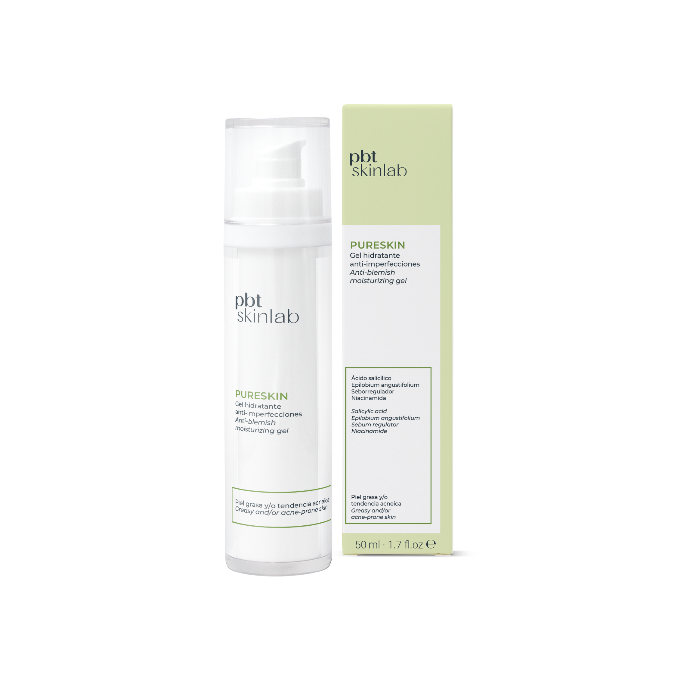 PBT Skinlab Pureskin Crema Hidratante Antiimperfecciones 50 ml