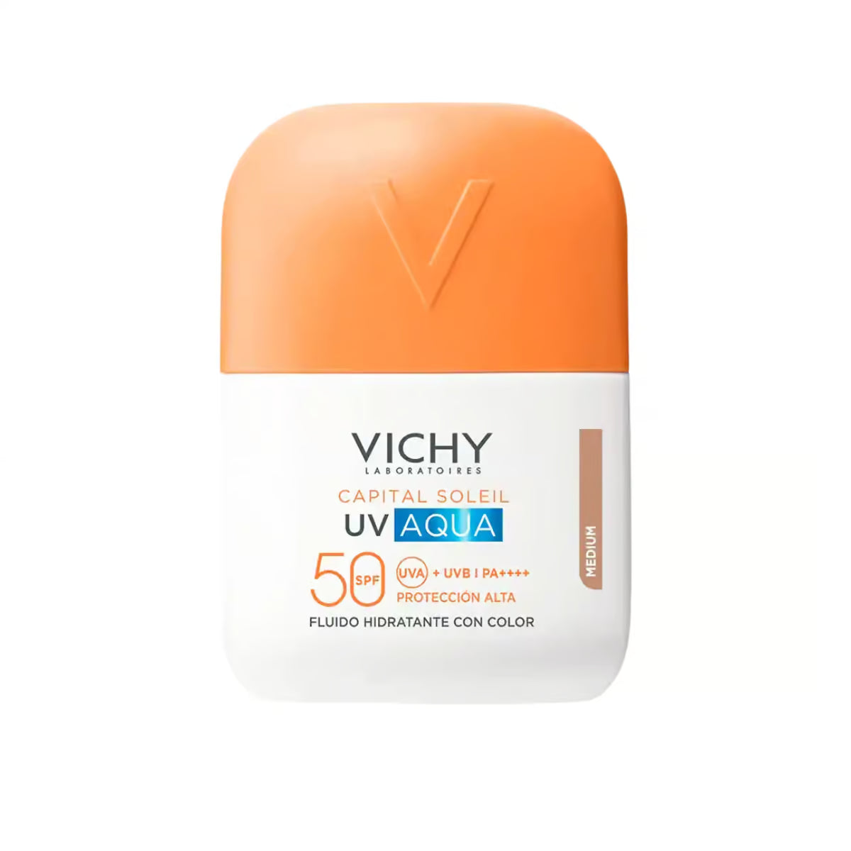 Vichy Capital Soleil UV Aqua FPS50 Tono Medio 50ml — Solar con Color — DermaPharma