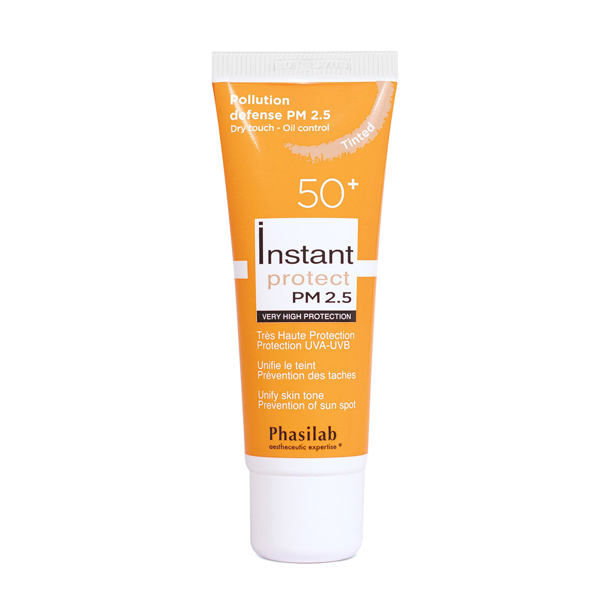 Phasilab Instant Protect Crema con Color FPS 50+ protector solar facial 40 ml