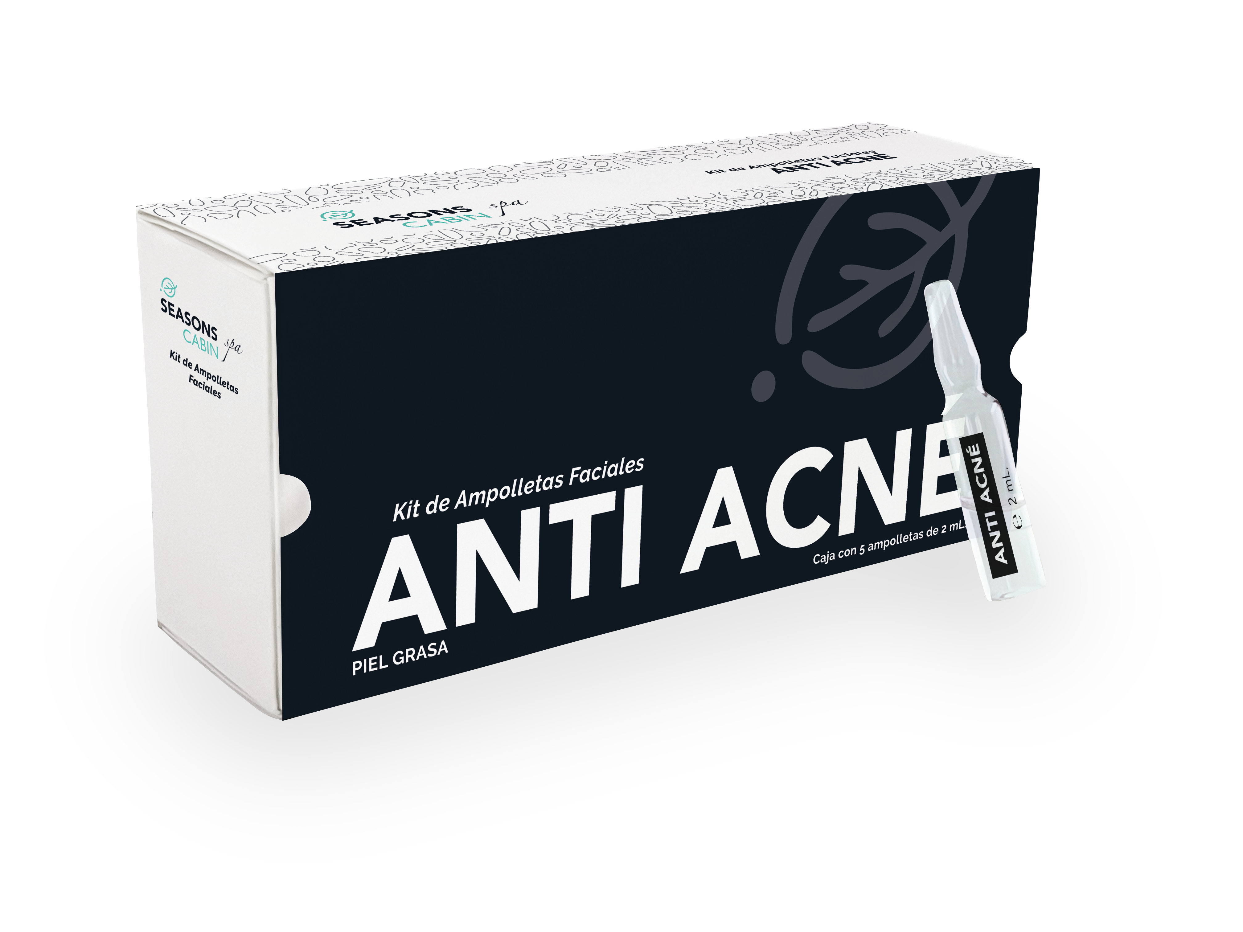 Season Love Your Skin Cabin Spa Ampolleta Acné 5 pzas (2ml c/u) - SEASONS Love Your Skin