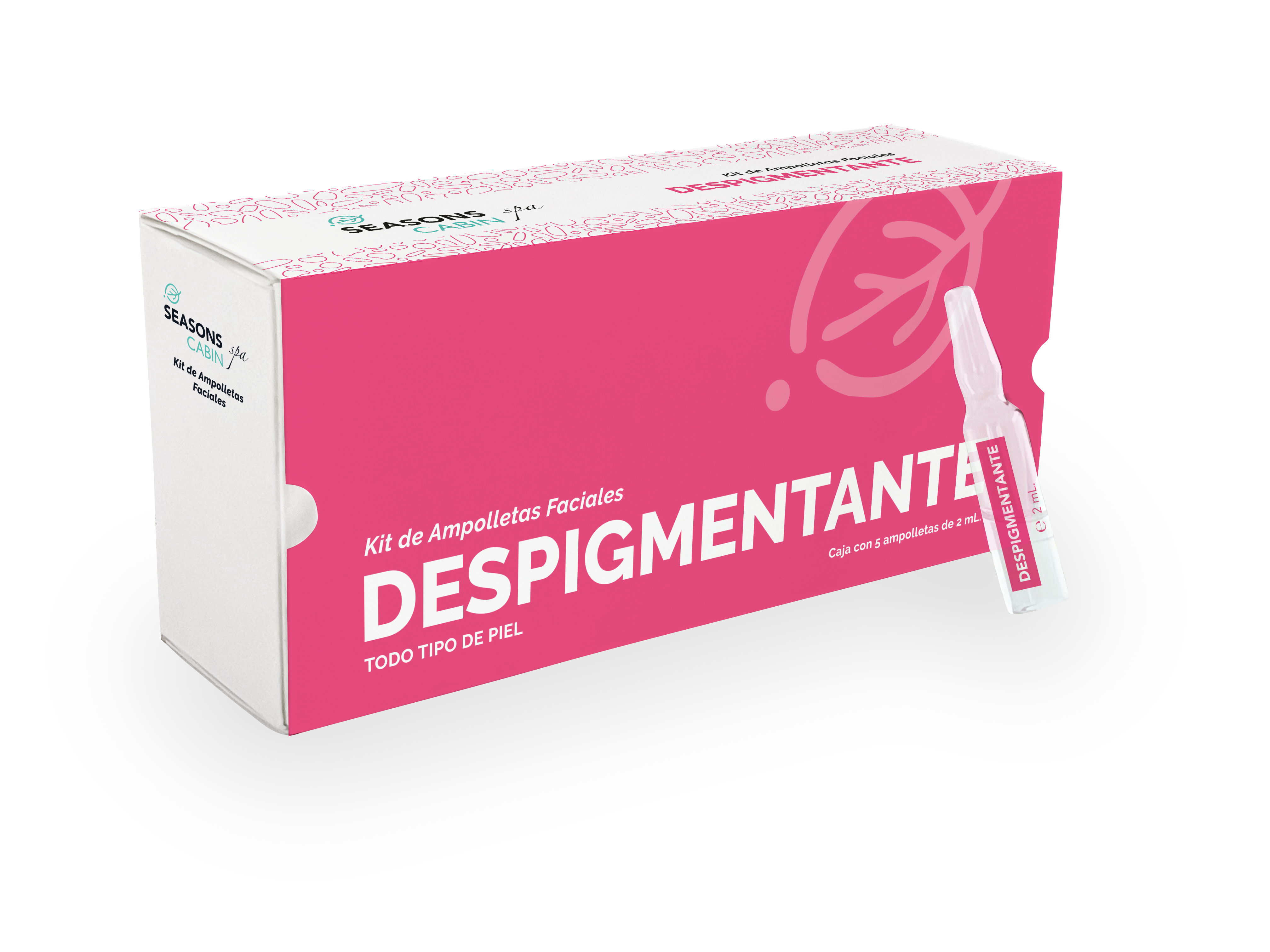 Season Love Your Skin Cabin Spa Ampolleta Despigmentante 5 pzas (2ml c/u) - SEASONS Love Your Skin