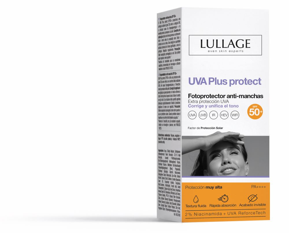 Lullage UVA Plus Protect SPF 50+ — Protección Reforzada Frente al UVA que Mancha — DermaPharma