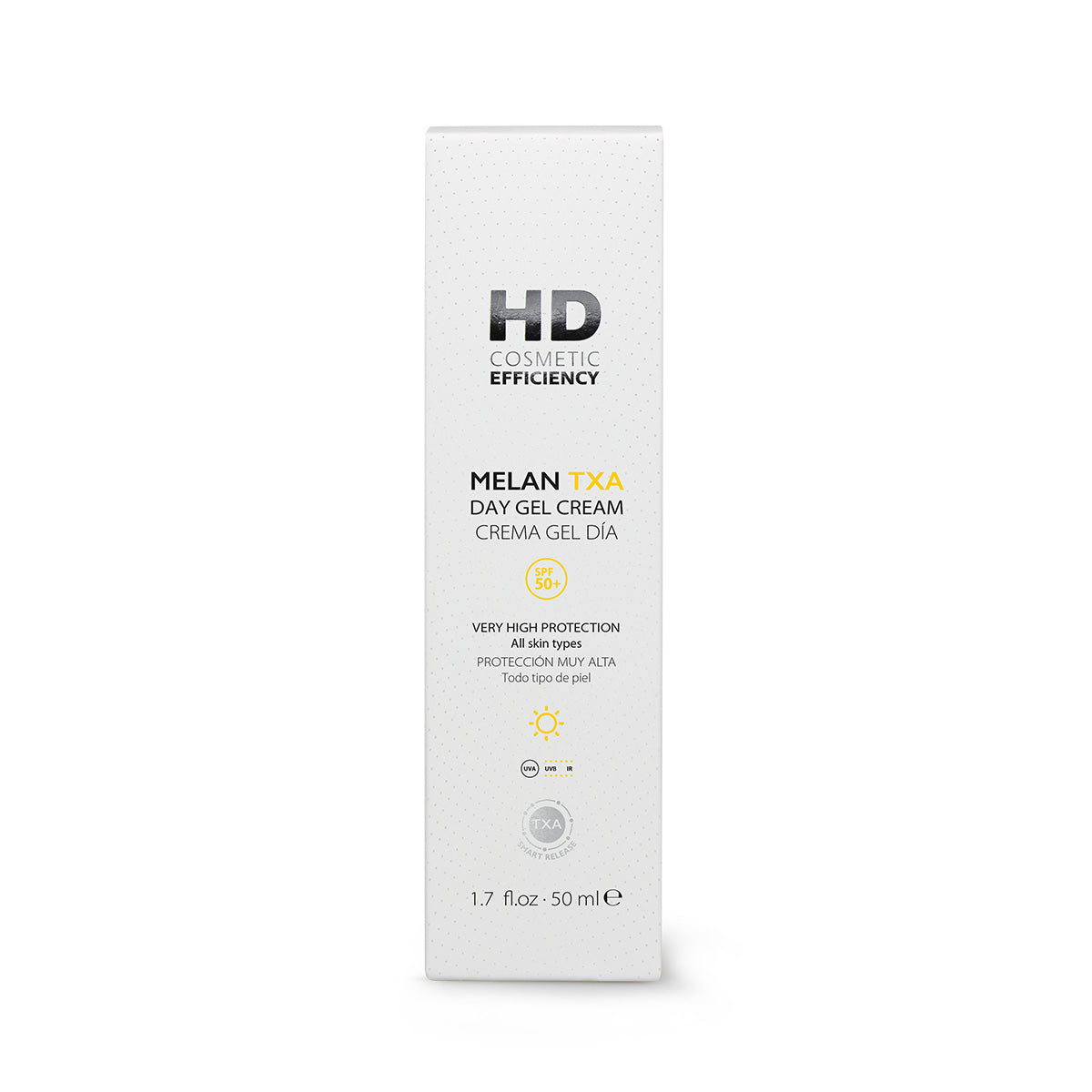 HD Melan TXA Crema-Gel Día SPF50+ — 50 ml — presentación