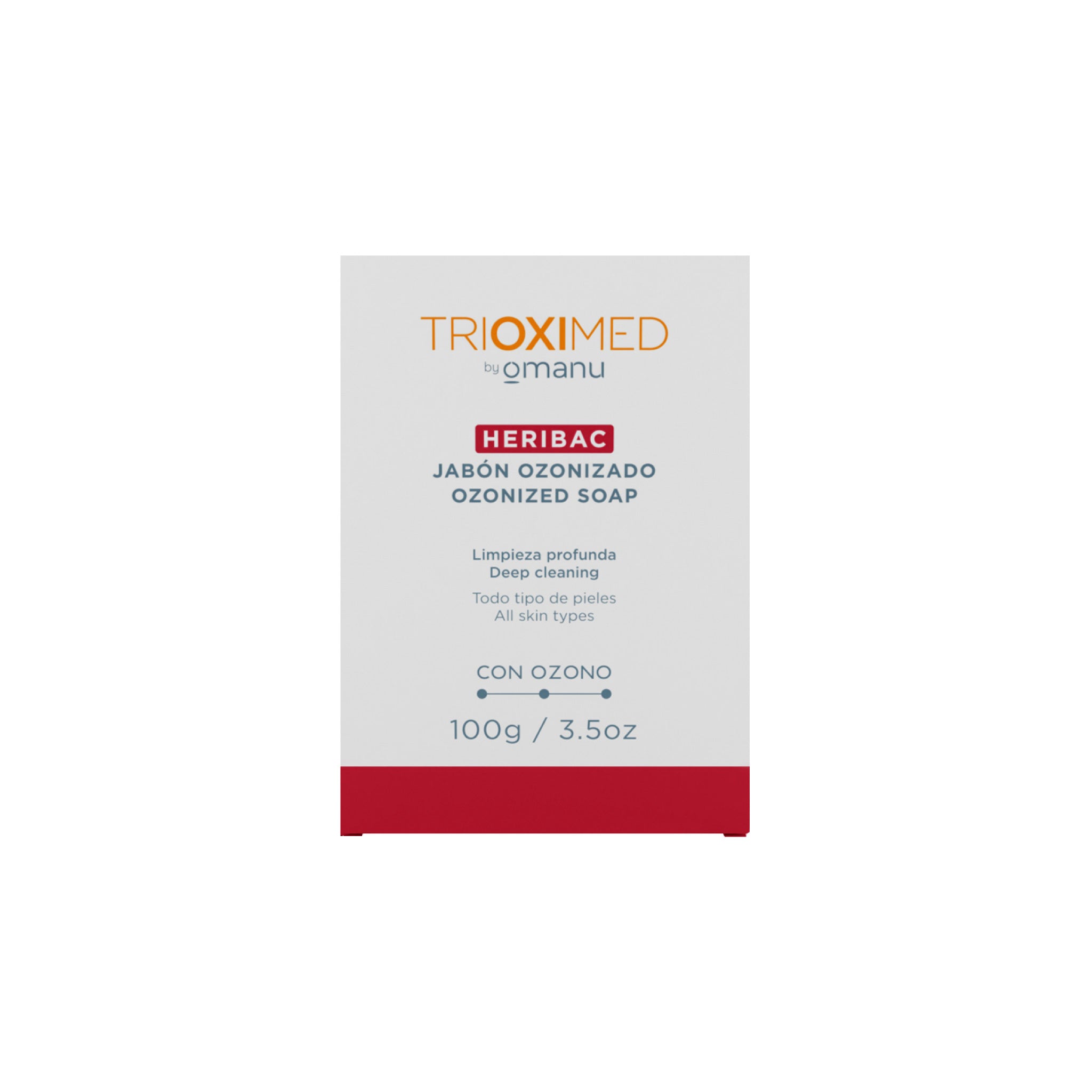 Heribac Jabón Ozonizado 100g — Trioximed — DermaPharma
