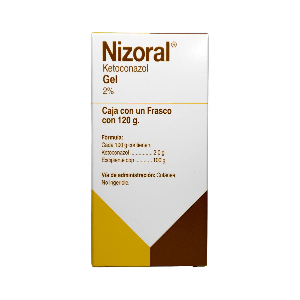 Nizoral Gel 120g gel de baño anticaspa con ketoconazol 2%
