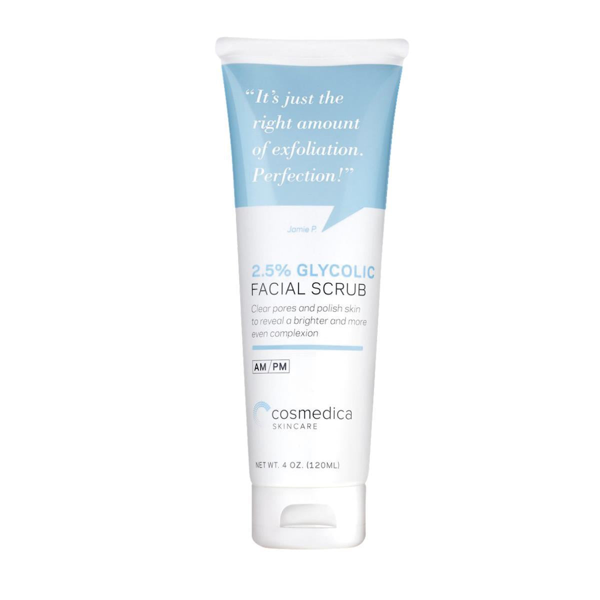 Cosmedica Exfoliante Facial con Ácido Glicólico 2.5% 120 ml — Piel Lisa y Luminosa — DermaPharma