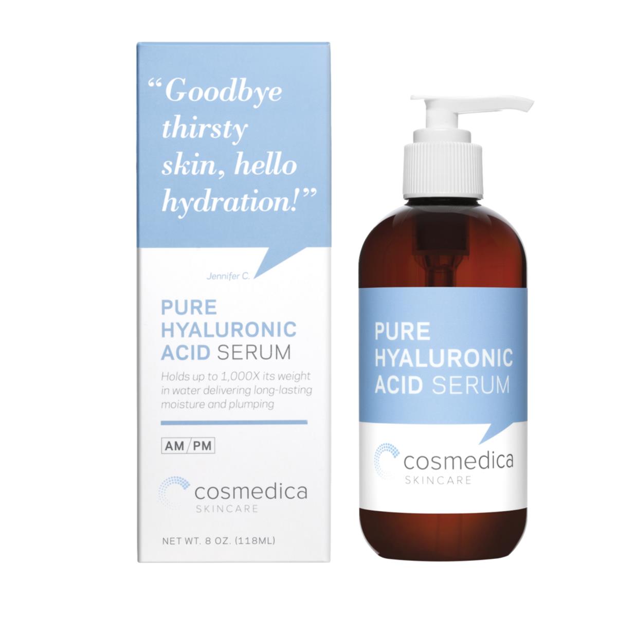 Cosmedica Sérum de Ácido Hialurónico Puro 240 ml — Tamaño Máximo de Ahorro — DermaPharma