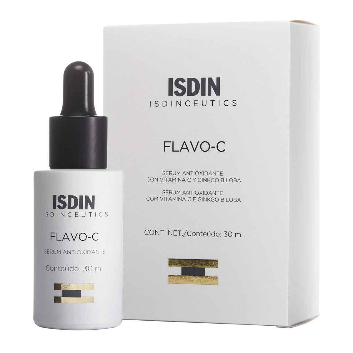 ISDIN Isdinceutics Flavo-C Sérum de vitamina C 8% 30 ml con gotero