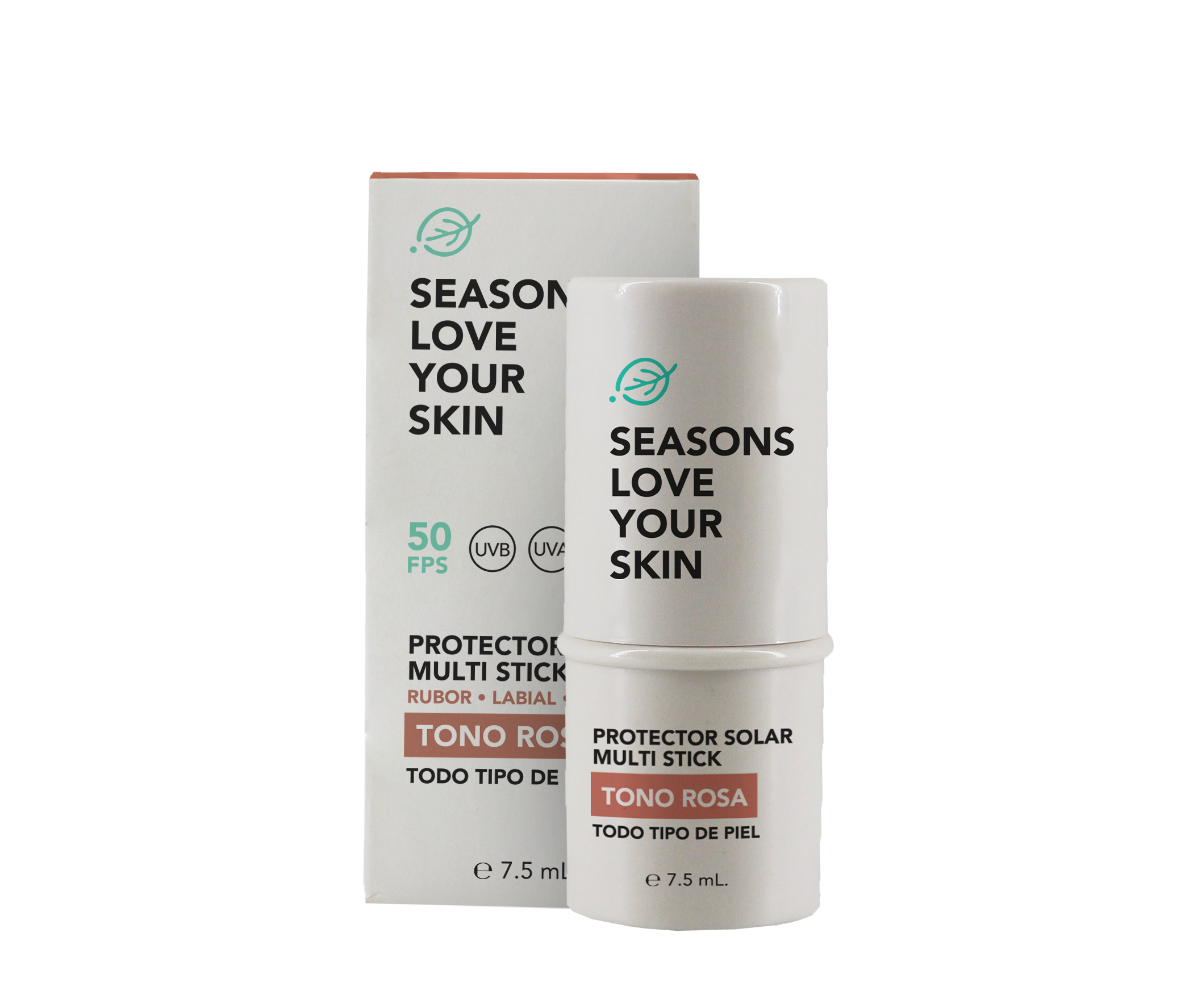 Season Love Your Skin Protector Solar FPS50 Multi Stick Tono Rosa 7.5 ml - SEASONS Love Your Skin