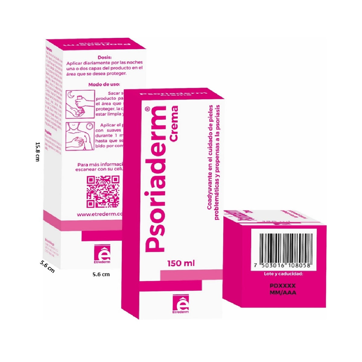 Etrederm Psoriaderm — Auxiliar en el Control de la Psoriasis y la Descamación — DermaPharma