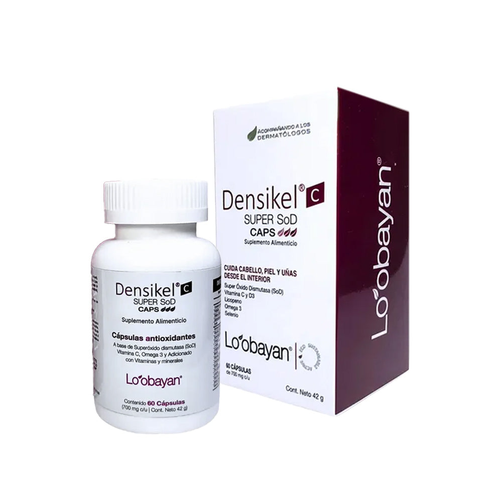 Loobayan Super SOD 60 Cápsulas — Superóxido Dismutasa Antioxidante — DermaPharma