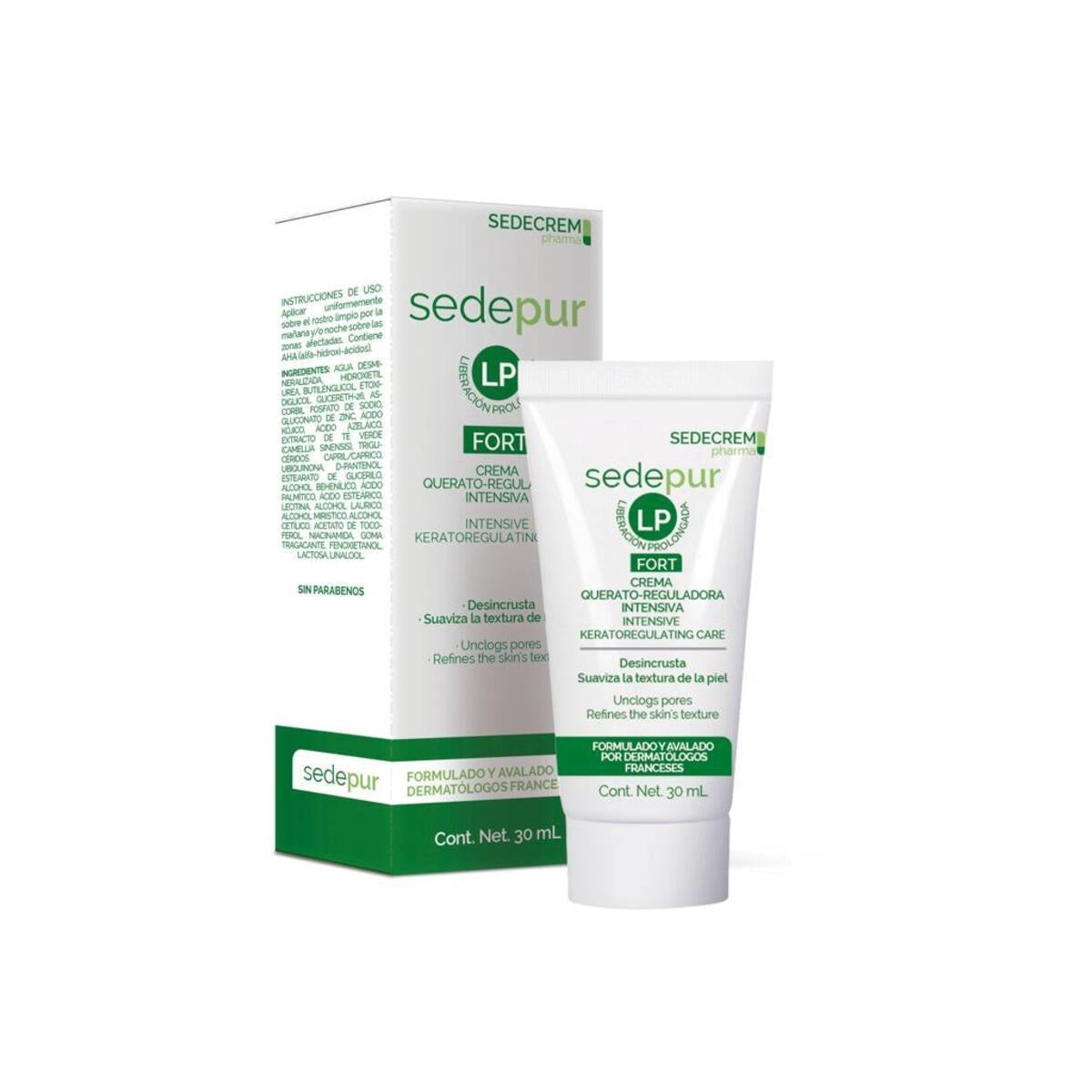 Sedepur LP Fort Crema Intensiva 30 ml — Imperfecciones y Exceso de Grasa — DermaPharma