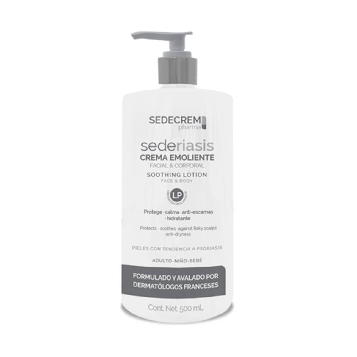 Sederiasis Crema Emoliente Facial y Corporal 500 ml — Psoriasis y Piel Muy Seca — DermaPharma