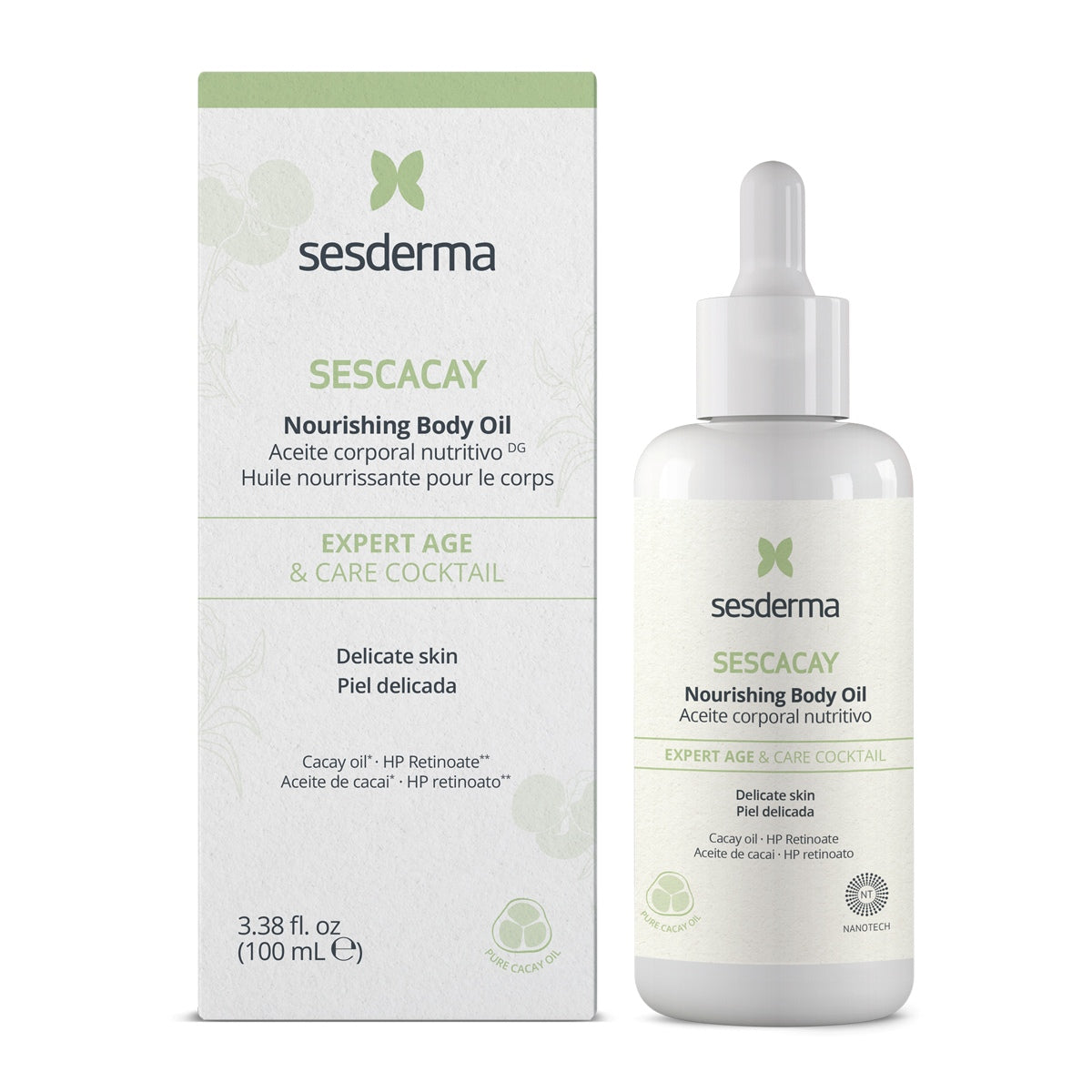 Sesderma Sescacay Aceite Corporal 100ml con cacay y bakuchiol