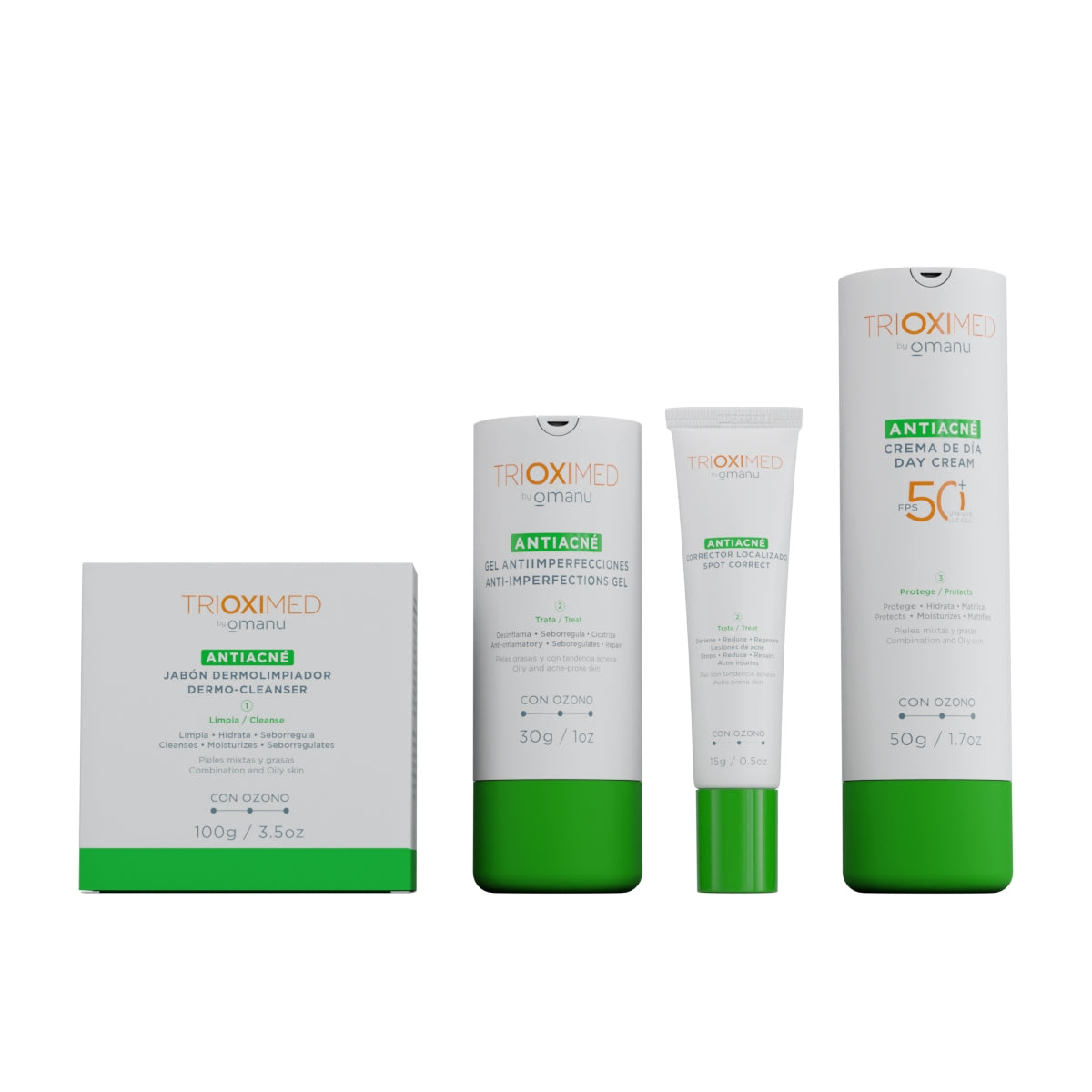 Trioximed Rutina Skincare Antiacné Spot — Kit con Tratamiento Localizado