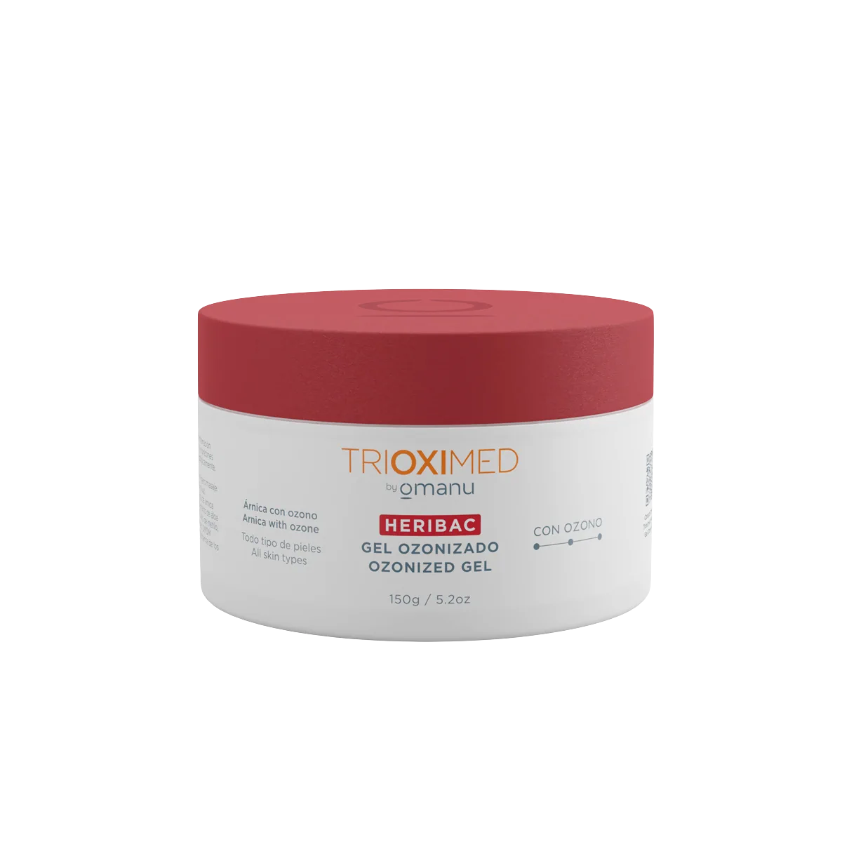Heribac Gel Ozonizado 5g — Paquete 12 Piezas — Trioximed — DermaPharma
