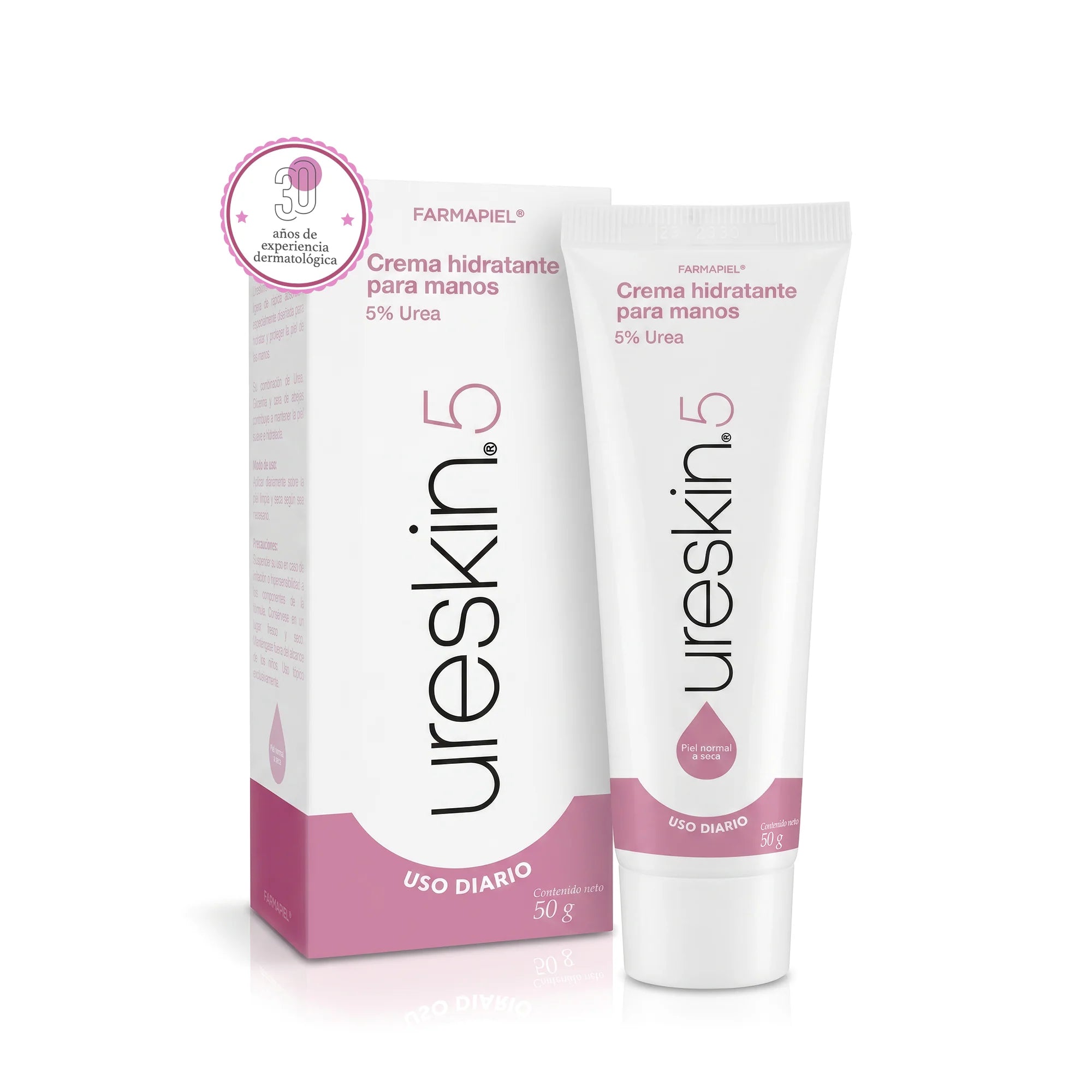 Farmapiel Ureskin 5 Crema Hidratante 50g — Urea 5% Rostro y Zonas Delicadas — DermaPharma