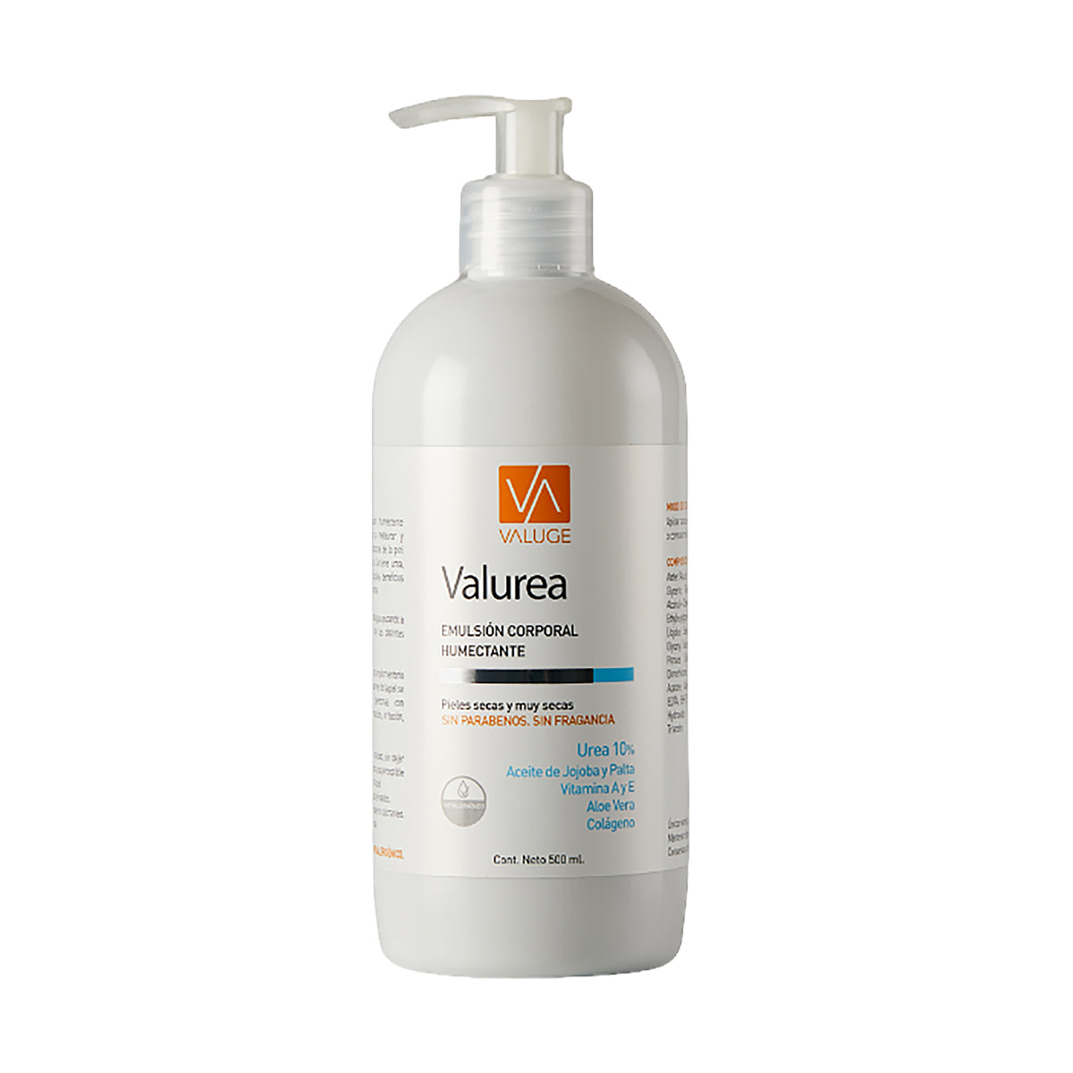 Valuge Valurea Emulsión Corporal Humectante con urea 10% 500 ml