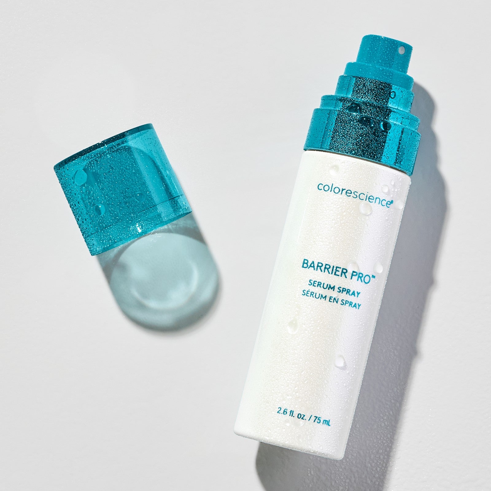Envase de Barrier Pro Serum Spray con su tapa