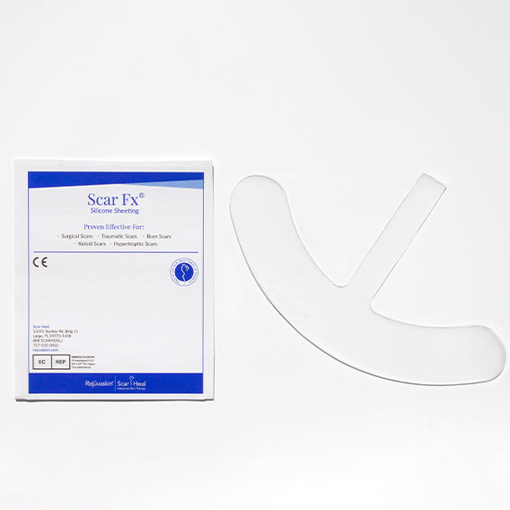 Parche de silicón curvo para cicatriz inframamaria Rejuvaskin Scar FX