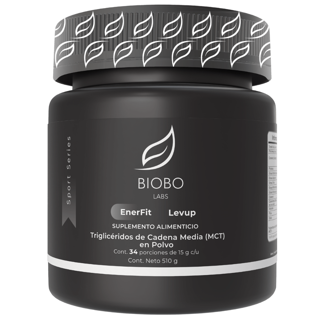 Biobo Labs EnerFit Levup MCT 510 g — Energía Limpia y Enfoque — DermaPharma